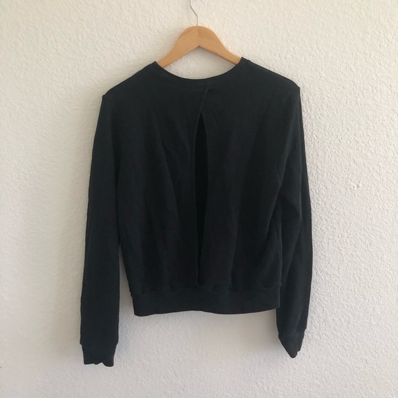 Open back sweatshirt - Picture 2 of 2